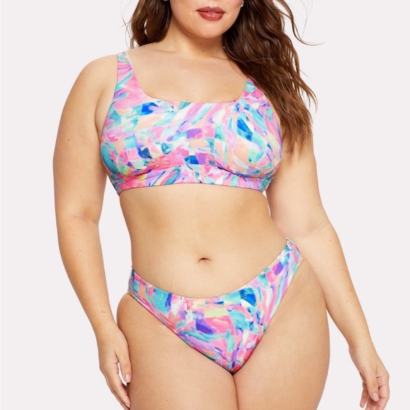 Fabletics Shaping Swim Cheeky Bikini Bottom Sz xxl/1x - Picture 3 of 5